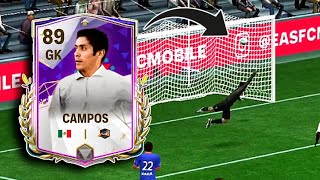 89 CAMPOSS REVIEW  SMALLEST GK IN FC MOBILE  FC MOBILE GAMEPLAY ⚽ [upl. by Nhguavahs]