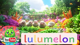 Healthy Veggie Song with Baby Animals  A Nursery Rhymes with LuLumelon [upl. by Grossman283]