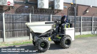 2014 Terex TA1eh 1 Ton Diesel Forward Tip Hydrostatic Site Mini Dumper Truck [upl. by Bertelli]