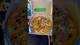 The most expensive Pizza😱 dominos viral viralvideo vidsbyhitesh [upl. by Tallula]