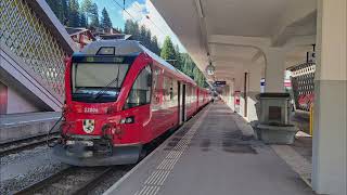 Rhätische Bahn Chur  Arosa line 23072024 [upl. by Leva]