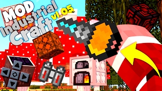 ATUALIZAÇÃO MOD INDUSTRIAL CRAFT NOVOS ITENS NO MINECRAFT PE  Minecraft Pocket Edition [upl. by Aerdnod]