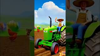 Tractors on the farm quotEIEIOquot nurseryrhymes kidssongs abckidtv wheelsonthetractor tractor [upl. by Rogozen]