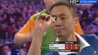 WILLIAM HILL WORLD DARTS CHAMPIONSHIP 2016 Qiang Sun v Mick McGowan PART 1 [upl. by Clarisse]