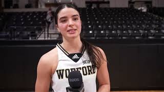 Evangelia Paulk Postgame Interview Furman [upl. by Yul]