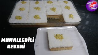 ASLA DAĞILMAYAN MUHALLEBİLİ REVANİ TARİFİHem Şerbetli Hem Sütlü Tatlı Revani Tarifi [upl. by Giaimo577]