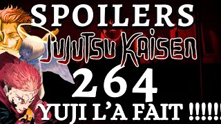 LA FIN  YUJI EXPULSE LES CRACKHEAD DU METRO POUR LES JO  SPOILERS JUJUTSU KAISEN 264 REACTION LIVE [upl. by Nagam610]