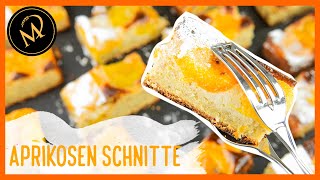 Schnelles Aprikosen Schnitten Rezept ein wirklich traumhafter Kuchen [upl. by Ailsa]