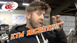 2023 KTM 300XC Secret Mapping  KTM Secrets  Highland Cycles [upl. by Fania]