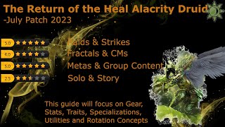 The Heal Alacrity Druid is BACK  July 2023 Patch guide [upl. by Alakcim]