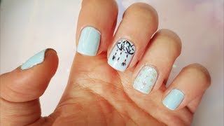 Sharpie Dreamcatcher Nail Tutorial [upl. by Inuat]