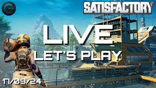 Les poutres en béton armé  Live du 170924  Lets Play Satisfactory FR [upl. by Inva]