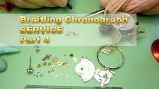 Service a Breitling Chronograph Part 4 ETA 2892A2 ReAssembly Watch repair series [upl. by Esmeralda314]