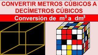 convertir metros cubicos a decimetros cubicos [upl. by Lednic]