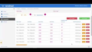 my randstad candidate portal module 2  timesheets v10 [upl. by Yraek]