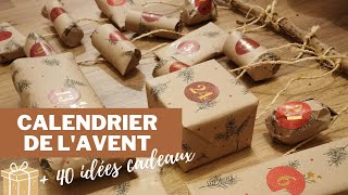 Tuto  Calendrier de lavant personnalisé  40 IDÉES DE CADEAUX [upl. by Eillas]