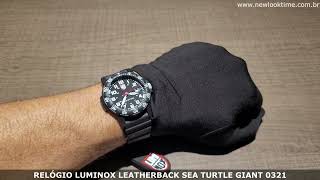 RELÓGIO LUMINOX LEATHERBACK SEA TURTLE GIANT 0321 [upl. by Rriocard]