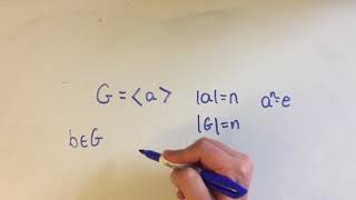 Order of an Element Divides the order of a finite cyclic group Proof Abstract Algebra [upl. by Eberto460]