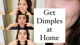 Get Dimples in 7 days at Home  Dimple exercise  Beauty’s crown [upl. by Letitia]