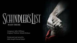 Schindlers List Main Theme Violin and Orchestra [upl. by Nonna]