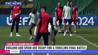 England And Spain Ready For A Thrilling Final Battle For Euro 2024 Championship [upl. by Anelle]