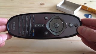 Philips TV remote control disassembly [upl. by Arfihs6]