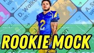 4 Round Rookie Mock Draft SUPERFLEX 💪  2024 Dynasty Fantasy Football [upl. by Huberman]