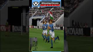 Cameroon vs Italy  World Soccer Winning Eleven 2002  PlayStation 1  Shorts [upl. by Man]