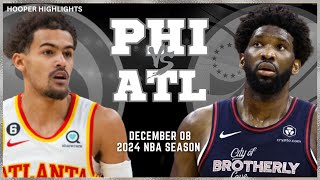 Philadelphia 76ers vs Atlanta Hawks Full Game Highlights  Dec 8  2024 NBA Season [upl. by Eiddam]