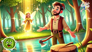 The Honest Woodcutter  Moral Stories for Kids  EduFam Bedtime Stories [upl. by Etteyniv]