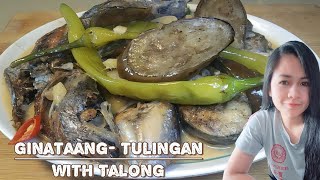 GINATAANG TULINGAN WTALONG PINOY RECIPE ginataantulingan talongrecipe trending [upl. by Caesar]