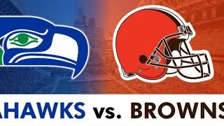 Seahawks vs Browns LIVE REACTION amp PLAYBYPLAY [upl. by Niemad]