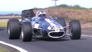 Dan Gurneys F1 Eagle Mk 1 T1G Weslake V12 start up idle amp fly bys Phillip Island Classic EXTENDED [upl. by Bluefarb]