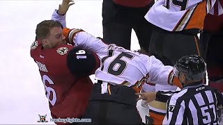 Ryan Garbutt vs Max Domi Mar 3 2016 [upl. by Shum]