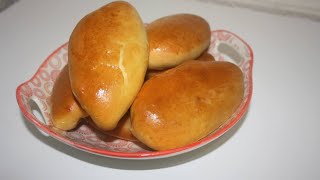 Pirozhki with meat filling  Russian piroshki  Baked and fried [upl. by Bard]