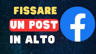 Come fissare un post in alto su Facebook 2024 [upl. by Nevanod]