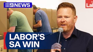 Labor wins byelection in South Australia  9 News Australia [upl. by Bissell14]