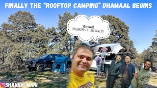 Finally The Rooftop Camping Dhamaal Begins xuv700 travel camping rooftopcamping [upl. by Tierell]