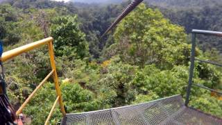 Canopy zipline costa rica mundo aventura volcan arenal la fortuna [upl. by Alocin]