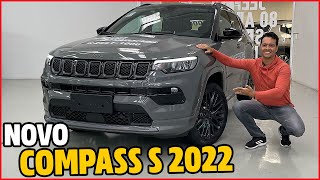 DIRIGI O NOVO JEEP COMPASS S 2022 O SUV 13 TURBO É TUDO ISSO MESMO [upl. by Evy]