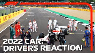 2022 F1 Car Launch Event  Driver Reaction [upl. by Gudren]