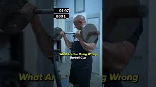 BARBELL CURLS Learn how to execute correctly the no one exercise to develop huge biceps biceps [upl. by Laraine]