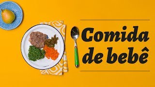 Comida de Bebê 21 Abobrinha refogada para o bebê macarrão para os pais [upl. by Assiral107]