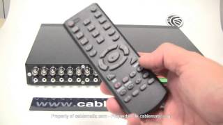 DVR Digital Video Recorder 8 canales H264 alarma distribuido por CABLEMATIC ® [upl. by Fruin]