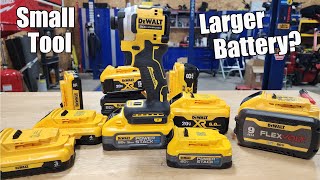 How Does The DEWALT 5Ah PowerStack Work With Small Impact Drivers [upl. by Aholla412]