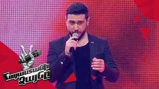 Alexander Sargsyan sings Rise Like a Phoenix  Blind Auditions  The Voice of Armenia  Season 4 [upl. by Julieta]