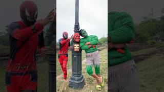 Ghost Deadpool Dám Ăn Trộm Mặt Nạ Của Hulk Và Cái Kết  Marvel Real Life [upl. by Einaoj]