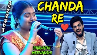 Parvathi Meenakshi Chanda Re Song perform on Sa Re Ga Ma Pa 2024 Mega Audition  Set Reality Shows [upl. by Junina]