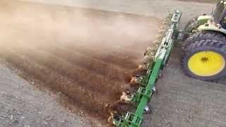 Great Plains Lister Cultivator In Mississippi Delta [upl. by Einnaf]