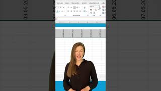 ExcelHacks Zeitachsen perfektionieren ⏰📊 excel exceltipps microsoft effizienz [upl. by Charmion]